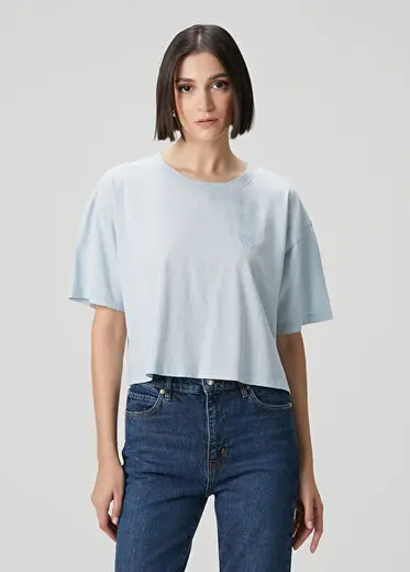 Açık Mavi T-shirt