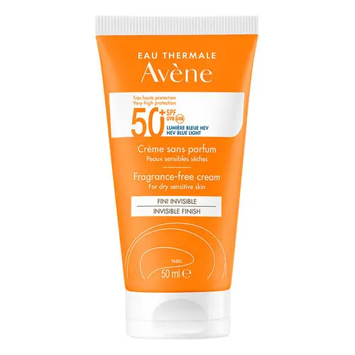 Avene Cream SPF 50+ Kuru Ciltler için Güneş Kremi 50 ml