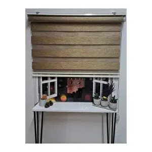 Bambu Raks Taba Rengi Zebra Perde 200x220 cm
