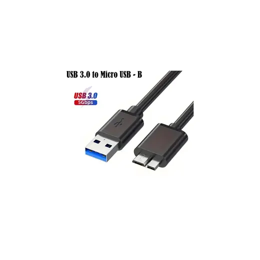Vwin USB 3.0 Taşınabilir HDD Harddisk Hard Disk Kablosu, Micro USB -B, Yüksek Hızlı Veri Aktarımı (1 Metre)