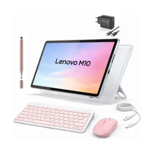 Lenovo Tab M10 4 gb 128 GB 10.1" Tablet+Kılıf+Klavye+Mouse+Şarj Başlığı (Kalem Hediyeli)
