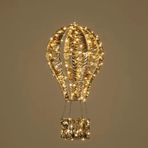 Asu Led Işıklı Balon Dekor 78 cm Altın