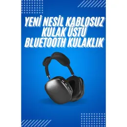 Aslanoğlu Store 2025 Model Kulak Üstü Kablosuz Bluetooth Kulaklık Gürültü Azalta Uzun Pil 1