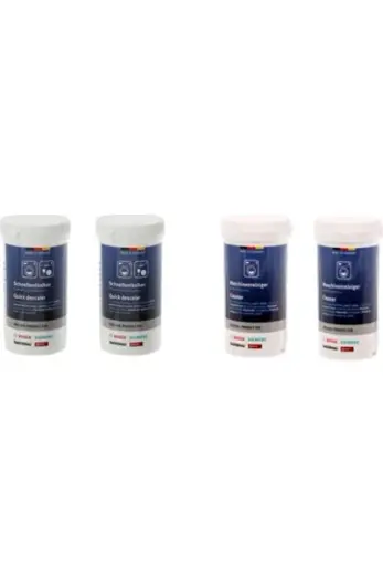 Çamaşır Makinesi Kireç Çözücü 2'li + Çamaşır Makine Temizleyici 2'li 900 Gr