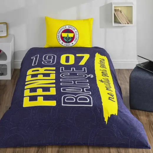 Lisanslı Fb Şanslı Kanarya Nevresim Takımı Tek Kişilik
