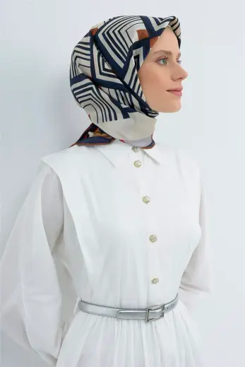 Armine Saf İpek Sura Eşarp 9534D 80