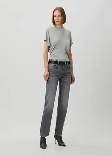 Kate Gri Jean Pantolon