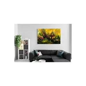 Mgi Design Sanatsal Fantastik Sürreal Sanat Kanvas Tablo Lüks Ev Ofis Dekoru | Modern Duvar Dekoru | Salon, Yatak Odası Ve Ofis İçin | Sanatsal Ev Dekorasyonu 35x50 cm