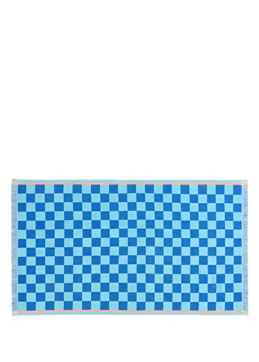 Vıseu Mavi Pamuklu Unisex Plaj Havlusu 90 x 150 cm