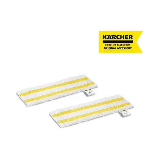 Karcher SC Serisi Süpürge Yer Başlığı ve Mikrofiber Havlu Seti – Yumuşak Dokulu, Kolay Kullanımlı, Etkili Temizlik Aksesuarı