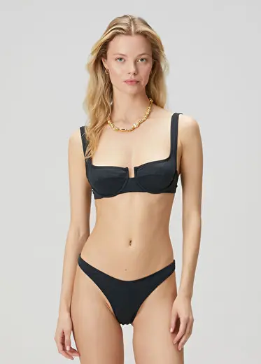 Brigitte Siyah Bikini Üstü