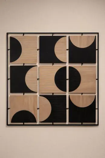 Graphic Metal Duvar Süsü