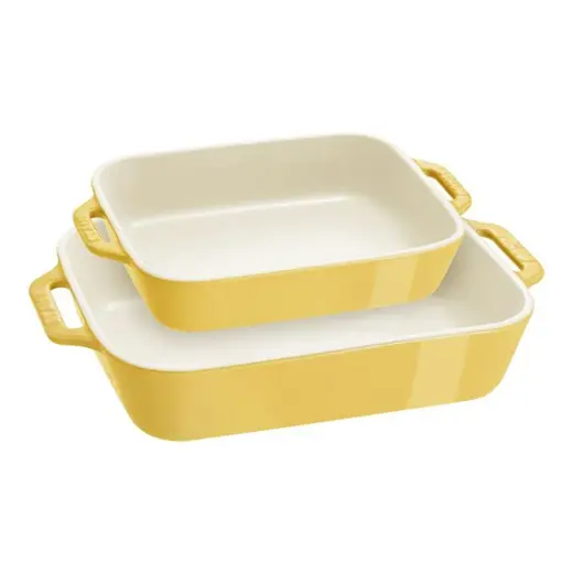 Staub Fırın Kabı Seti 2 Parça Sarı