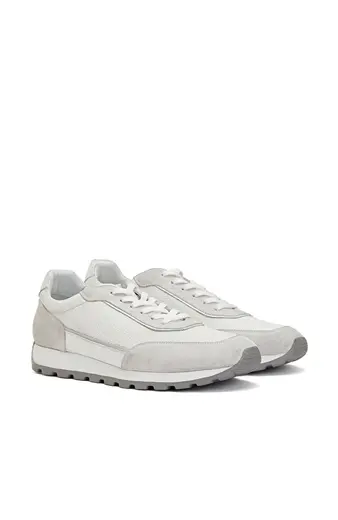 Beyaz Erkek Deri Sneaker