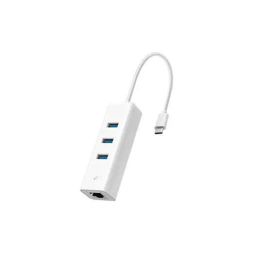 TP-Link UE330C | USB Type-C Hub & Gigabit Ethernet Adaptörü | 3x USB 3.0 Portu | 1000 Mbps Ağ Bağlantısı | Tak ve Çalıştır | Taşınabilir Tasarım | Geniş Cihaz Uyumluluğu