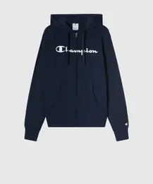 Champion Script Shop Full Zip Hoodie Sweatshirt 2