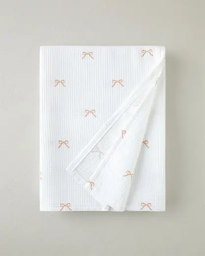 Romance Ribbon Çift Kişilik Pike 200x220 cm Pembe