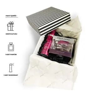 Özel Gün Hediye Kutulu Free Love Eurodream Edp Kadın Parfüm 100 Ml Ve Deodorant 150 Ml