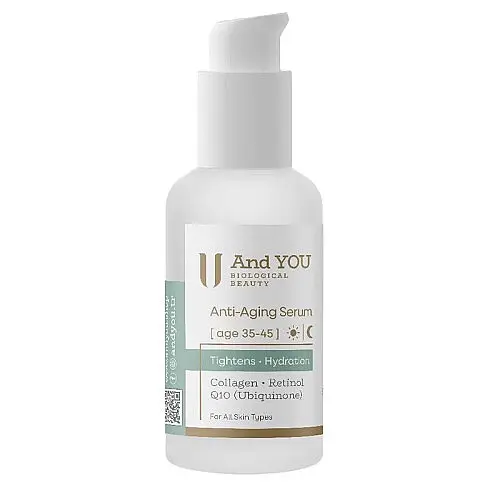 And You Yaşlanma Karşıtı Serum 30 ml – 35-45 Yaş Gece ve Gündüz