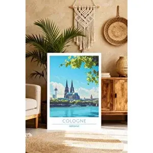 Mgi Design Premium Kalite Vintage Seyahat Posteri Retro Kanvas Tablo Modern Sanat Eseri 70x100 cm