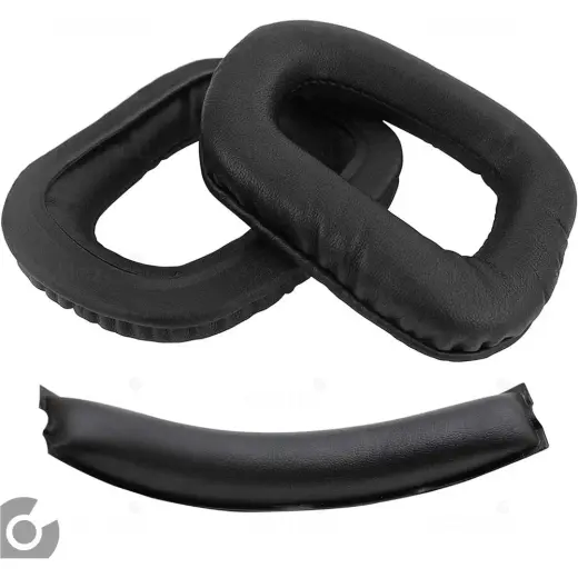 Alazpay Logitech G930 G430 F450 G432 G332 G231 G230 Uyumlu Kulaklık Sünger Yastığı Pedi ve Kafa Bandı