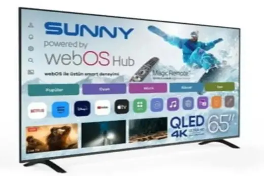 SUNNY TV SN65QUMLN-W02M 65" QLED ULTRA HD 4K WEBOS TV