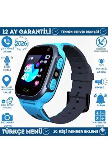 Q21 Sim Kartlı Akıllı Çocuk Saati Konum Takip - Sesli Arama - Kamera - Acil Arama