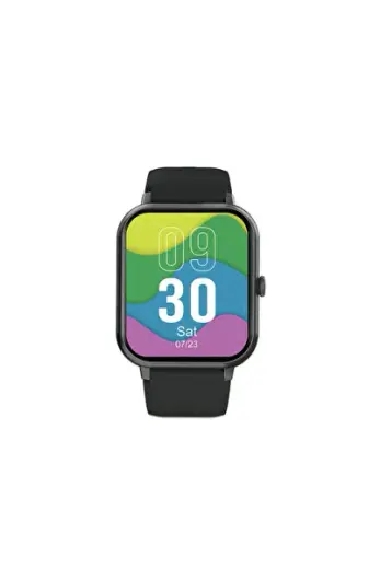 LW-213 iOS ve Android Uyumlu Spor Akıllı Saat IP67 Sertifikalı Siyah