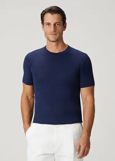 Lorca Açık Mavi Basic T-shirt