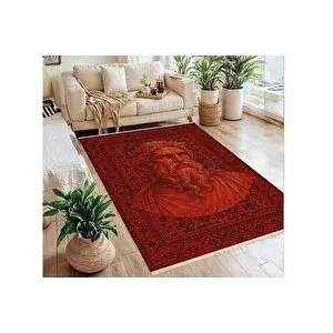 Vivense Anti̇k Efsaneler Hali, Dokuma Taban Hali, 345 Yng, 80x200 Cm