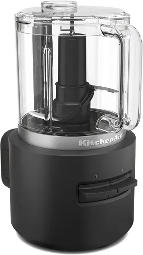 KitchenAid Go 5KFCR531BM Kablosuz Mutfak Robotu Bataryalı Siyah