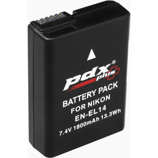 PDX Plus,Nikon ile uyumlu EN-EL14 Fotoğraf Makinesi Bataryası.