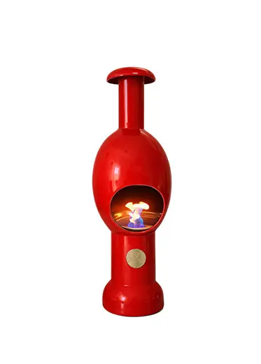 Eco EGG Kırmızı Fireplace