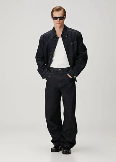 Koyu Lacivert Jean Pantolon