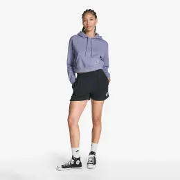 Converse Kadın Mor Crop Hoodie 2