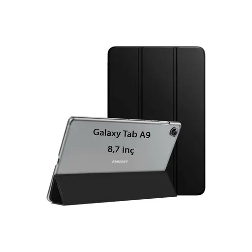 MobaxAksesuar Samsung Galaxy Tab A9 8.7inç Kılıf PU Deri Smart Standlı Case X110 X115 X117