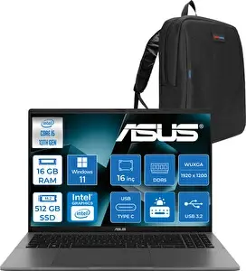 Asus Vivobook S16 S3607VA Core i5 13420H DDR5 16 GB RAM 512 GB SSD W11Pro 16 inç Wuxga IPS RP076P01 - Zetta Çanta