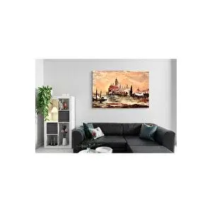 Mgi Design Modern Premium Şehir Manzarası Seyahat Tablosu Kanvas Tablo Estetik Ev Aksesuarı | Modern Duvar Dekoru | Salon, Yatak Odası Ve Ofis İçin | Sanatsal Ev Dekorasyonu 80x120 cm