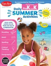 Daily Summer Activities : Between Grades PreK and K Activity Book