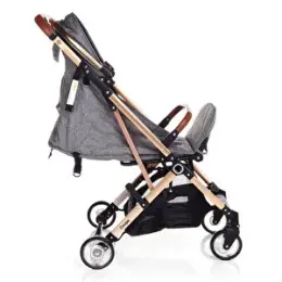 Coupe Bebek Arabası Tek Elle Katlanır 0-15 Kg Gri 3