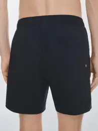 Düz dokulu deniz şortu 3