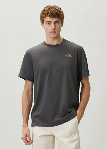 Snack Relaxed Fit Antrasit T-shirt