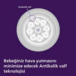 Doğal Tepkili Koala Desenli PP Biberon 260ml, 3-6 Ay, SCY903/67 8