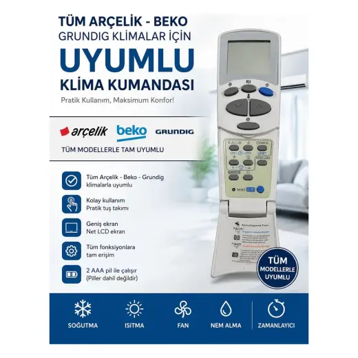 Bayırtech Arçelik - Beko - Lg Klima Kumandası