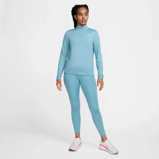 Nike Epic Fast Mid-Rise Pocket Kadın Mavi Koşu Taytı