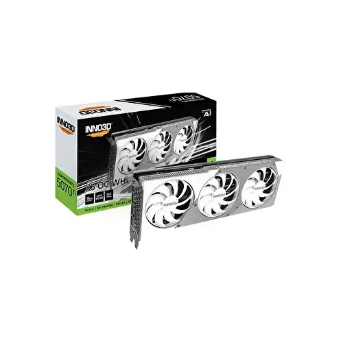 Inno3D RTX5070Ti x3 OC 16 GB White 256Bit GDDR7 Ekran Kartı