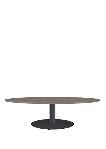 T-Table Scisto Wenge Scisto Krem Seramik Tablalı Bahçe Orta Sehpası