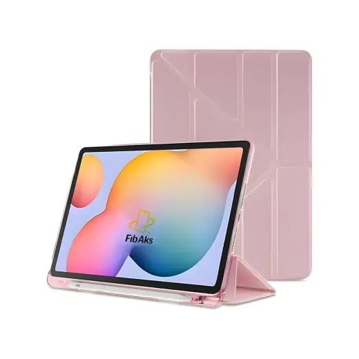 Fibaks Samsung Galaxy Tab S9 SM-X510 - S9 Fe SM-X710 10.9 Kılıf Kalem Bölmeli Katlanabilir Standlı Koruyucu Kapak