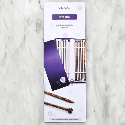 Knitpro Symfonie Ahşap Örgü Şiş Seti (35cm) - 20667