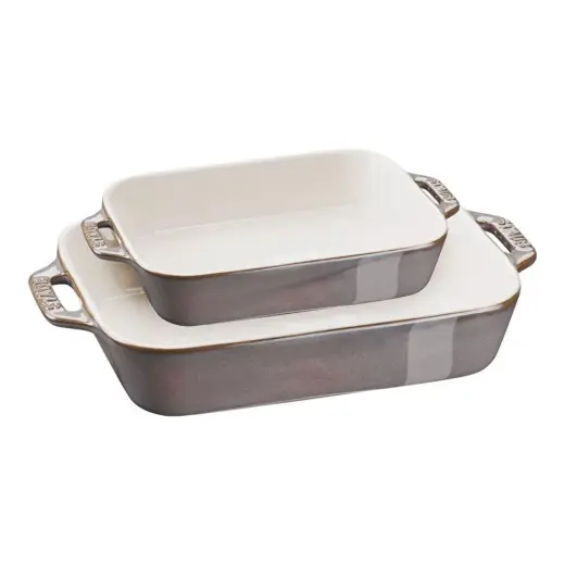 Staub Seramik Fırın Kabı Seti, 2'li